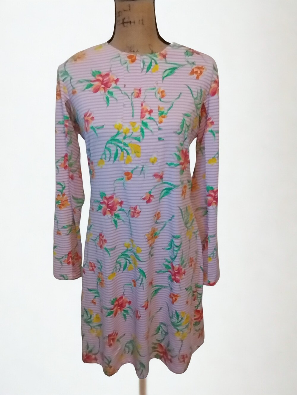 IBKUL Floral Mesh Dress Women's Size M